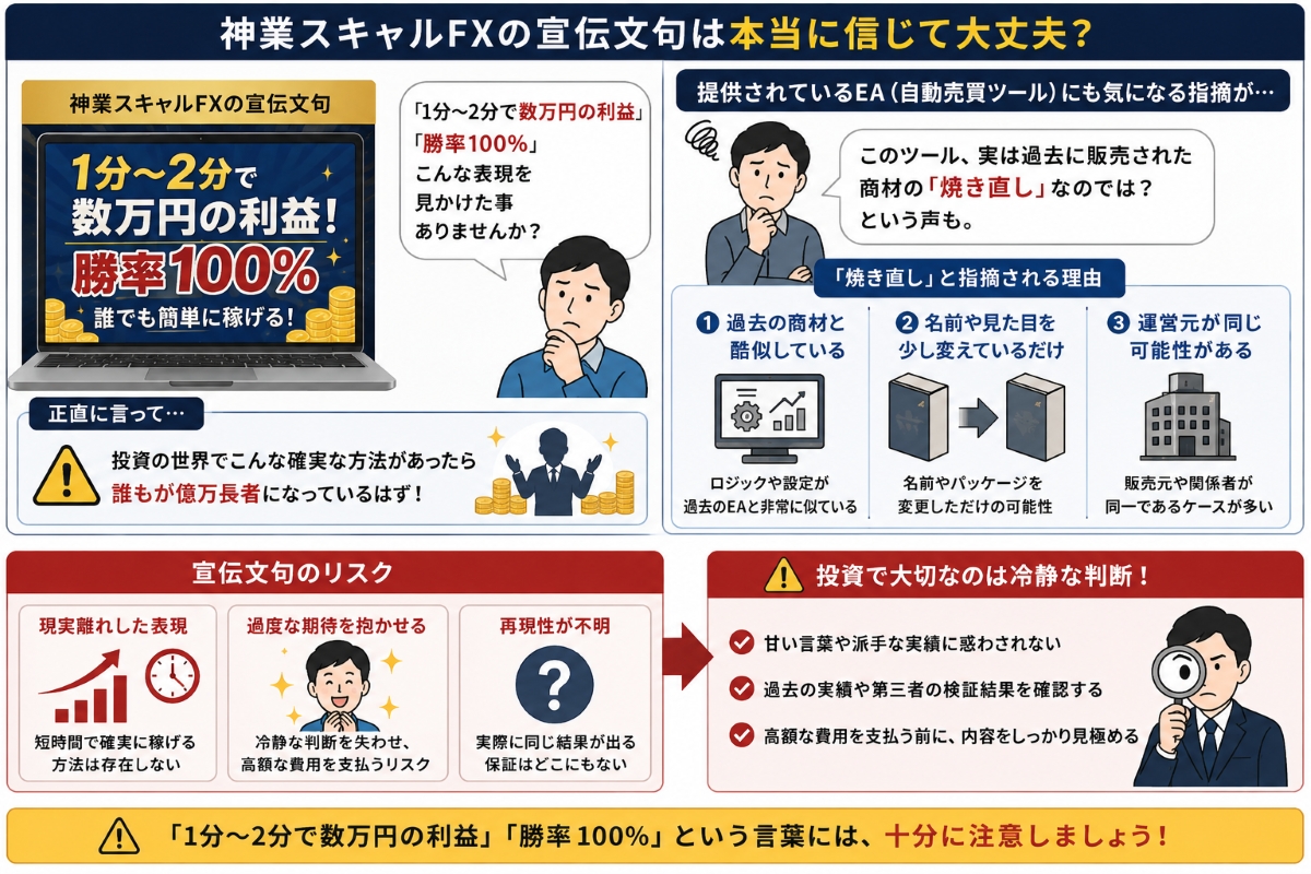 神業スキャルFXの手法と誇大広告