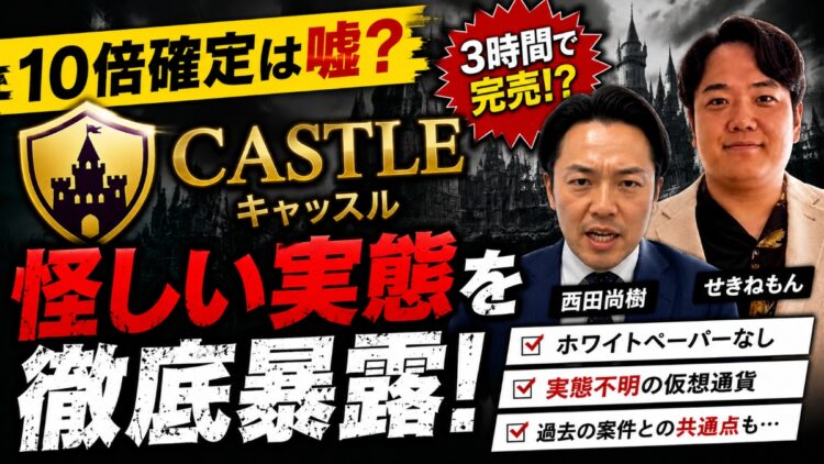 【黒幕疑惑】キャッスル(Castle)と西田尚樹・関根義光の関係