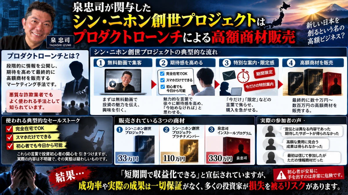 泉忠司のシン・ニホン創世プロジェクト