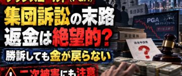 プランスゴールド(PGA)の返金状況は？集団訴訟と二次被害の闇