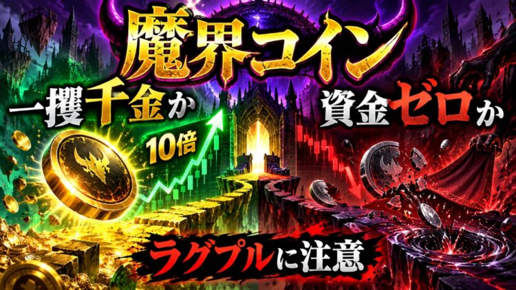 魔界コインとは?買い方・探し方とラグプル詐欺の危険性を解説