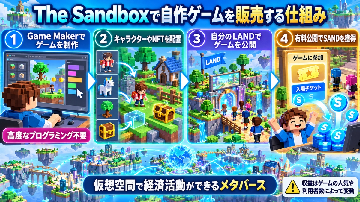 The Sandboxで販売する仕組み