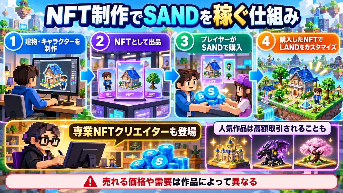 SANDで稼ぐ仕組み