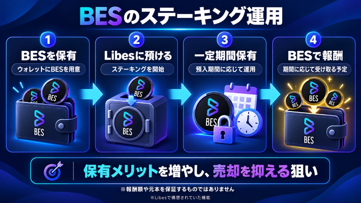 BESのステーキング運用方法