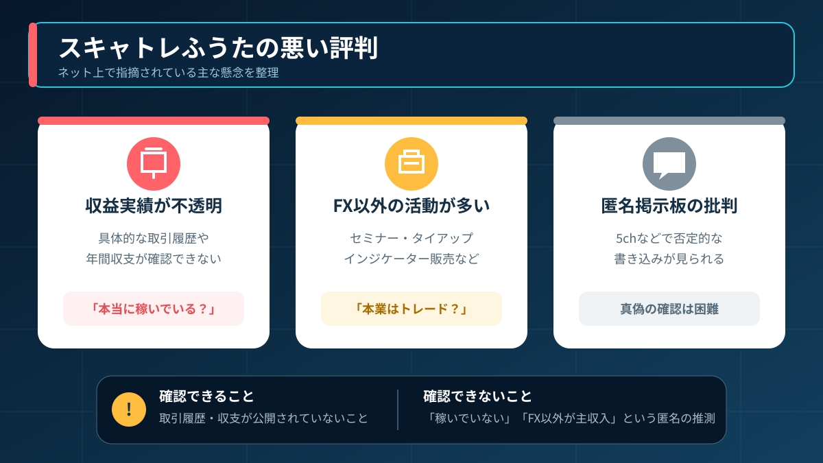 スキャトレふうたの悪い評判・口コミ