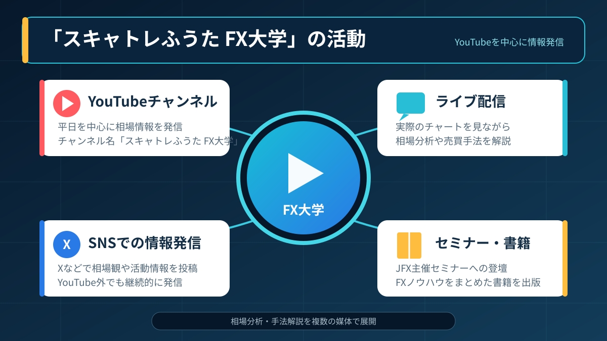 スキャトレふうたのFX大学の活動内容