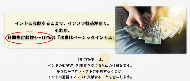 BUYMEの収益