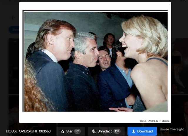 エプスタイン文書にあるトランプの画像②