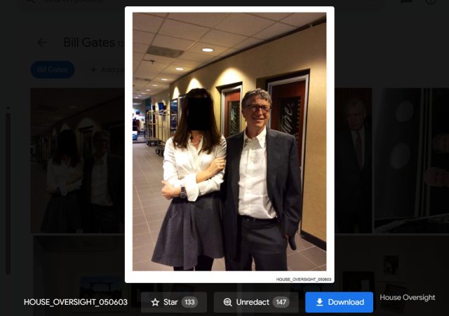 エプスタイン文書のビルゲイツの画像①