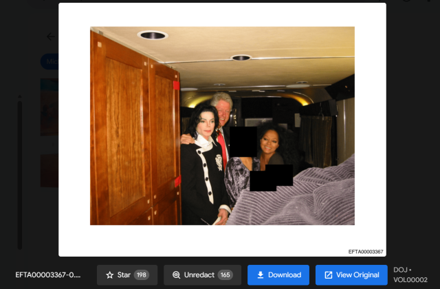 エプスタインとマイケルジャクソンの画像②