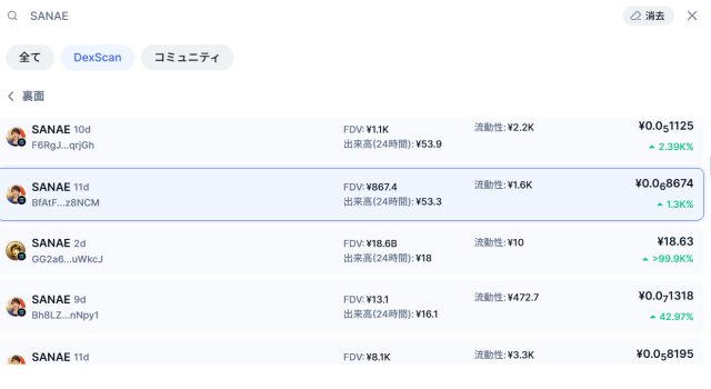 高市首相をモチーフにした仮想通貨・暗号資産