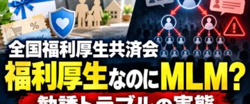 全国福利厚生共済会はやばい？MLMの仕組みと評判を検証！