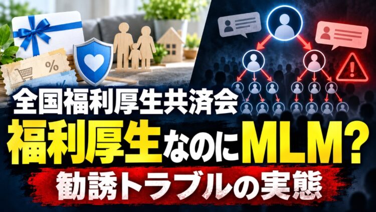 全国福利厚生共済会はやばい?MLMの仕組みと評判を検証!