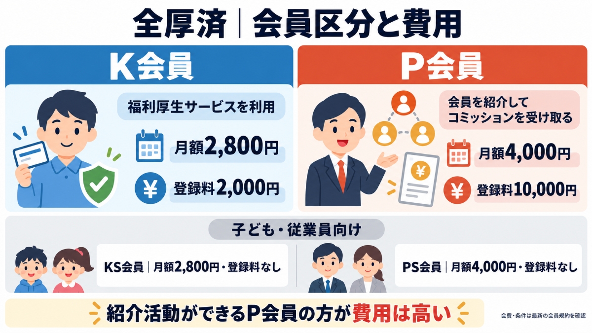 全厚済の会員費