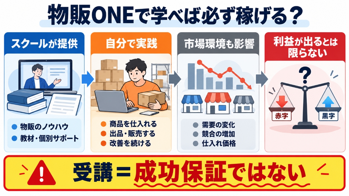 物販ONEは稼げる？