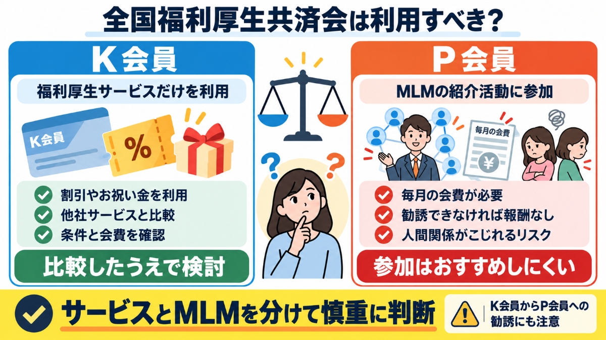 全国福利厚生共済会は利用すべき?