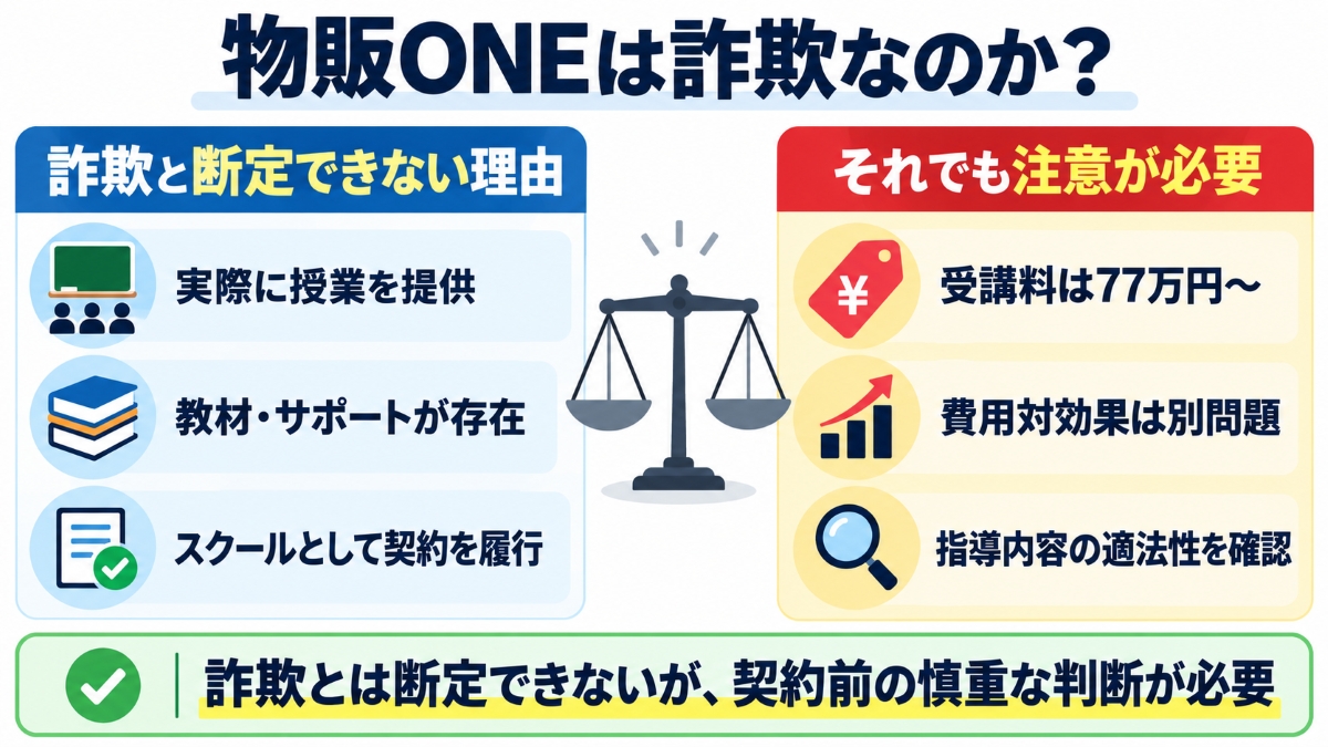 副業ONEは詐欺か検証